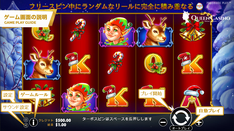 Santa – サンタ ゲーム画面説明